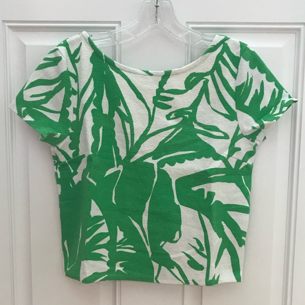 LILLY PULITZER for TARGET Ponte Crop Top in Boom Boom - Picture 4 of 11